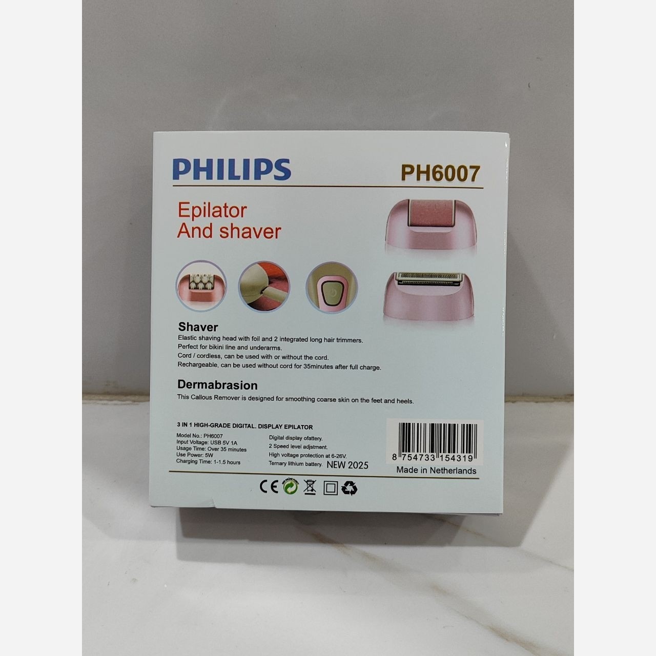 اپلیدی فیلیپس سه کاره اصلی ساخت هلند مدل 6007