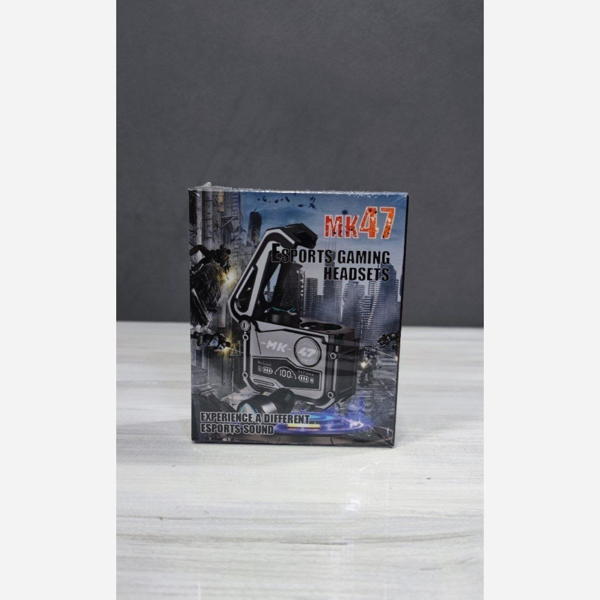 ایرپاد گیمینگ اصلی مدل MK47 طرح فلزی صفحه دیجیتال نشانگر شارژ بیس صدای محشر