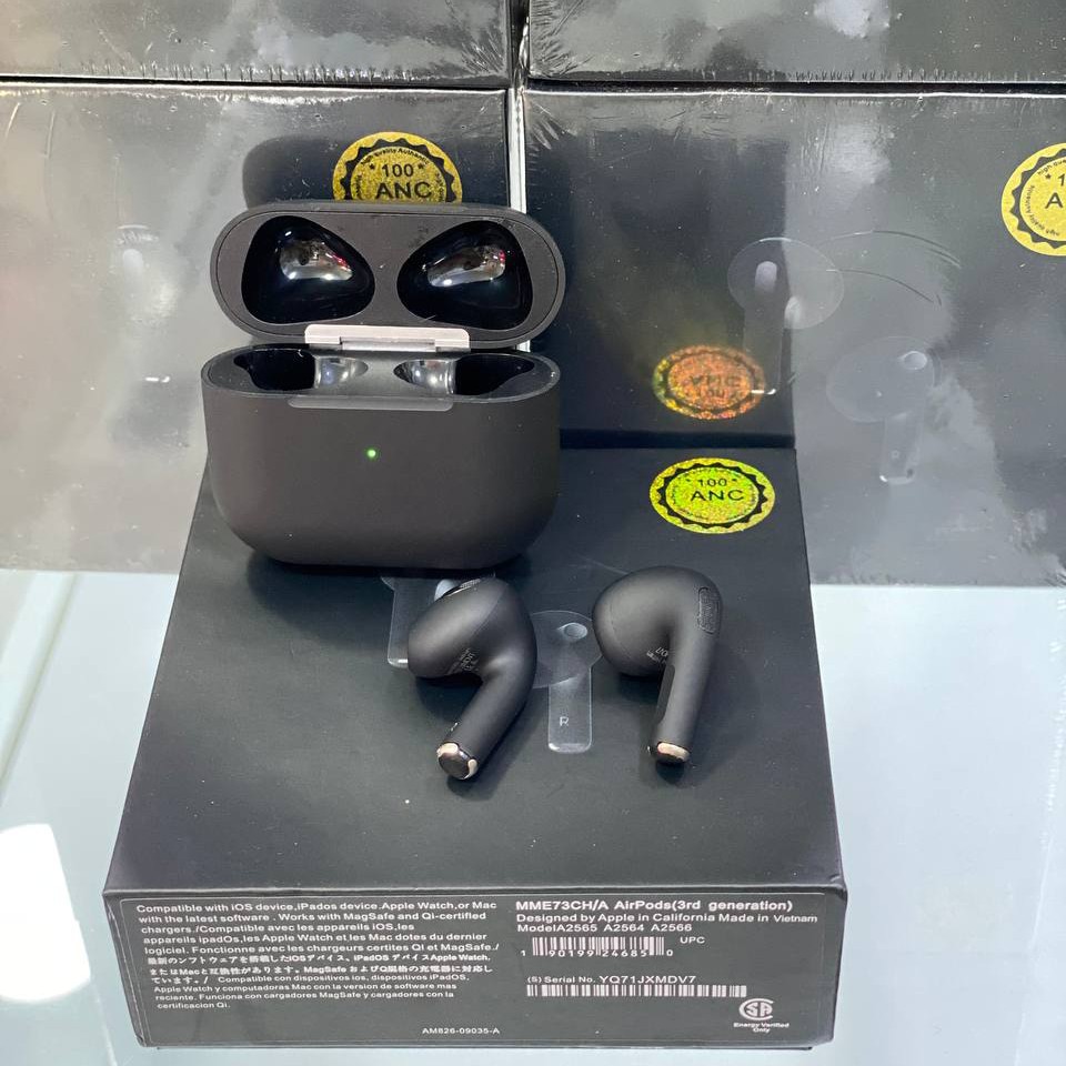 ایرپاد 3 ANC مشکی مدل airpods 3 anc block