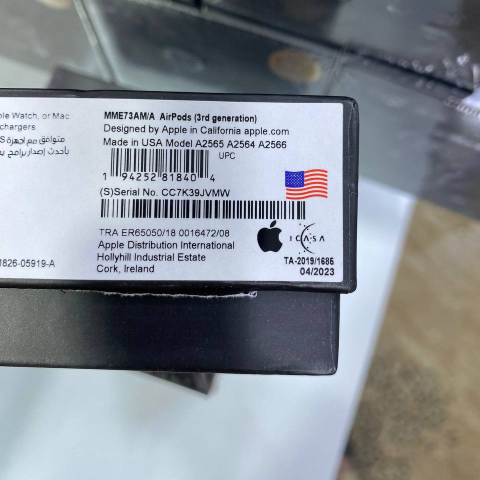 ایرپاد 3 RK مشکی مدل airpods 3 RK black