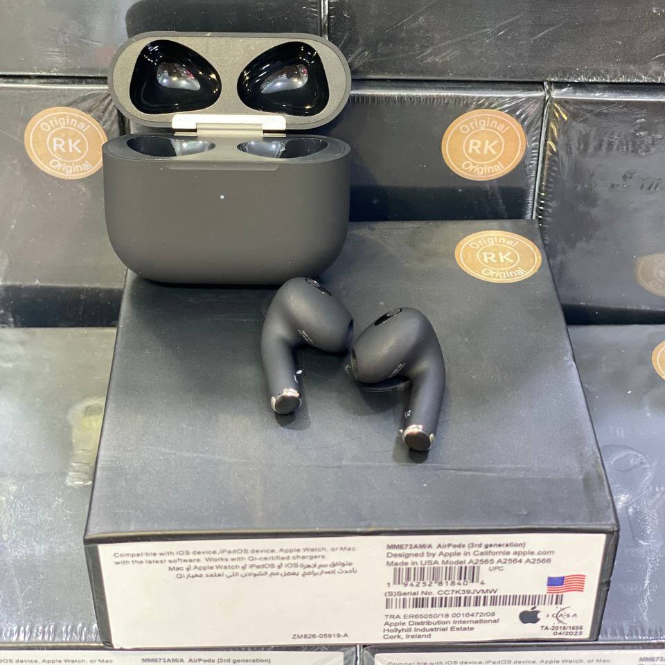 ایرپاد 3 RK مشکی مدل airpods 3 RK black