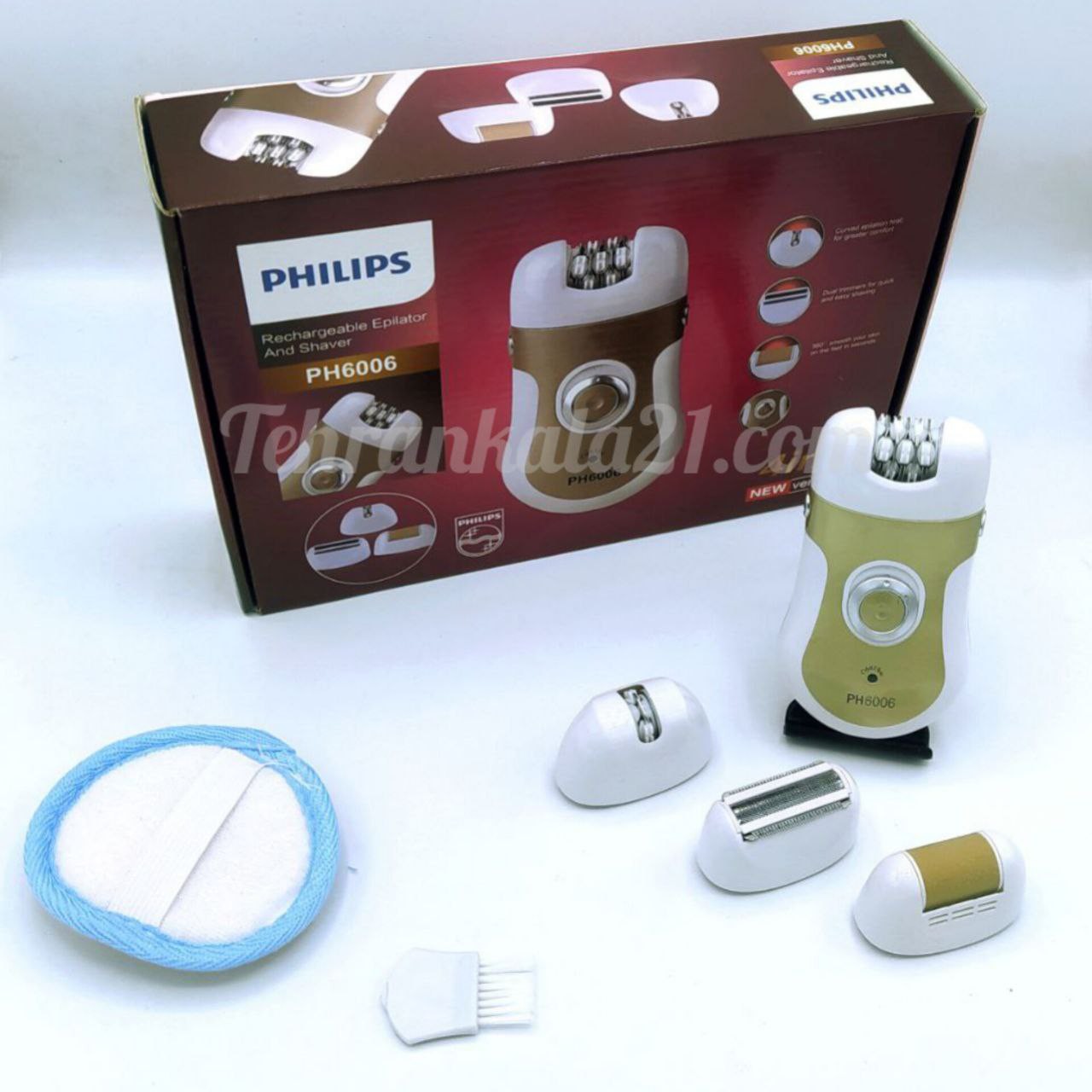 اپیلاتور 4 کاره و ضد حساسیت فیلیپس مدل PH-6006