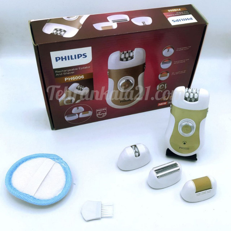 اپیلاتور 4 کاره و ضد حساسیت فیلیپس مدل PH-6006