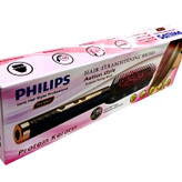 برس حرارتی تیتانیومی فلیپس PHILIPS 5807 جنس دندونه ها تیتانیومی درجه بندی تنظیم دما متناسب با نوع مو صاف کردن مو د