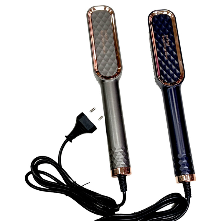 برس حرارتی تیتانیومی فلیپس PHILIPS 5807 جنس دندونه ها تیتانیومی درجه بندی تنظیم دما متناسب با نوع مو صاف کردن مو د