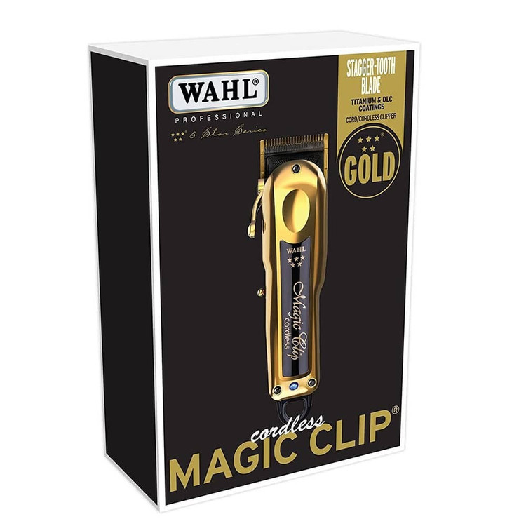 ماشین اصلاح وال مجیک کوردلس گلد روی تیغه WaHl و USA حک شده
