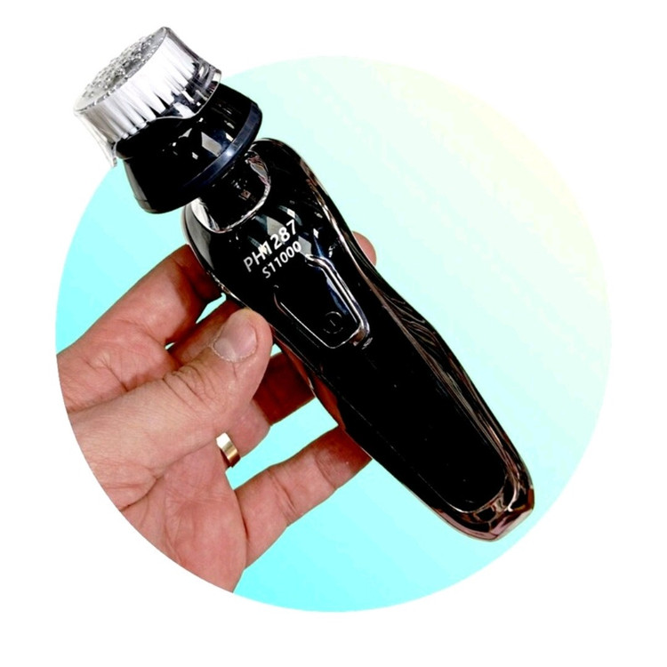 ریش تراش فوق هوشمند حرفه ای فلیپس PHILIPS پنج کاره ماساژور صورت ، فیس براش ، دماغ زن ، سه تیغ ، خط زن