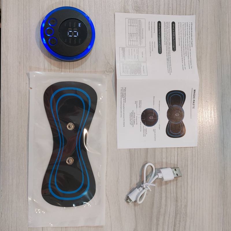 ماساژور برقی مدل پروانه ای Mini ماساژور دارای 8 حالت ماساژ و دارای 19درجه قدرت گرفتگی عضلات و باز کردن ماهیچه