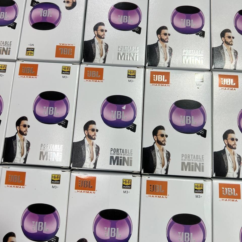 اسپیکر براق مینی مارک JBL مدلM3 بلوتوث دار رمخور کیفیت عالی نگهداری شارژ عالی رنگ بندی