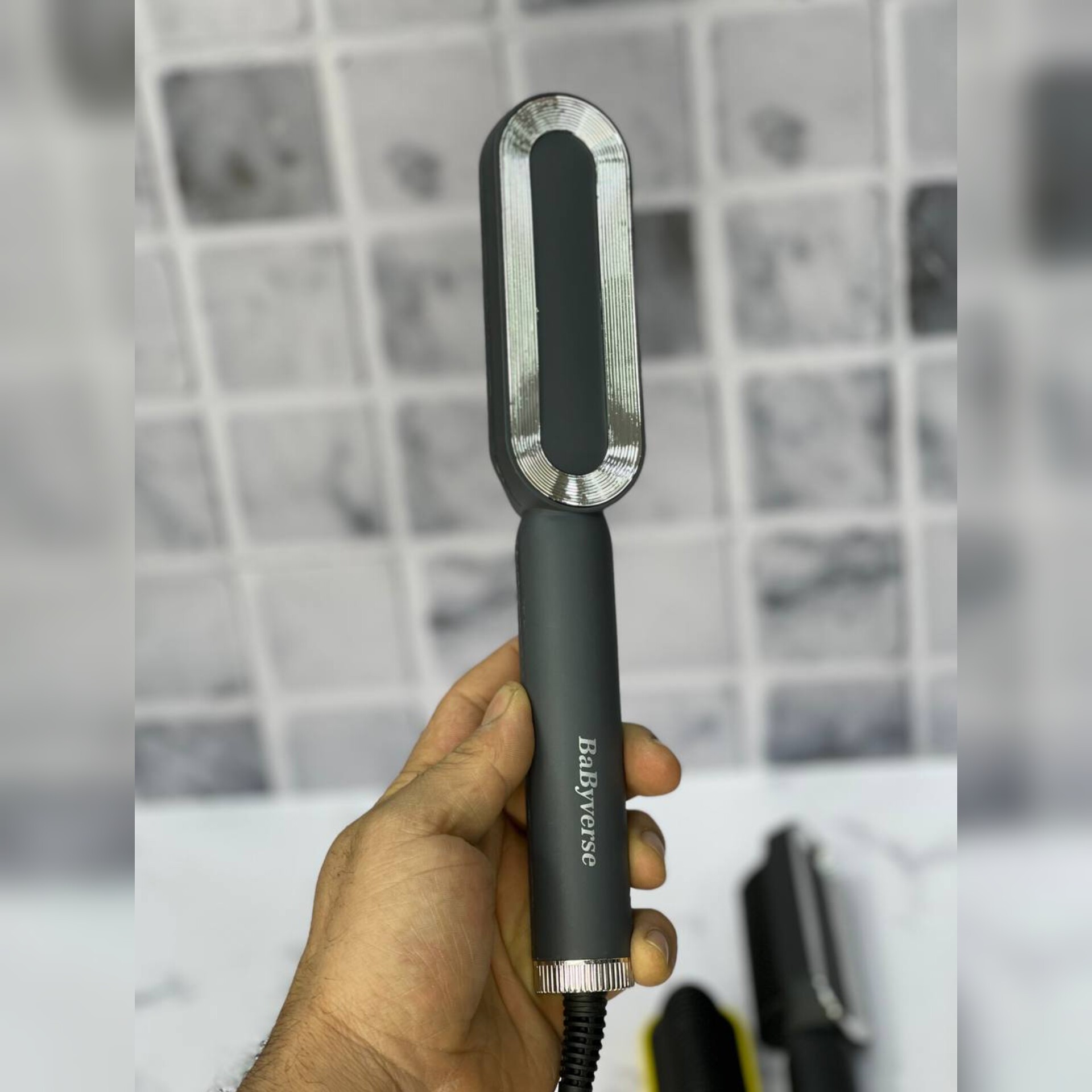 برس حرارتی بابی ورس 4رنگ شیک کیفیت عالی شونه تتانیومی جنس خانگی 480درجه گرمایش