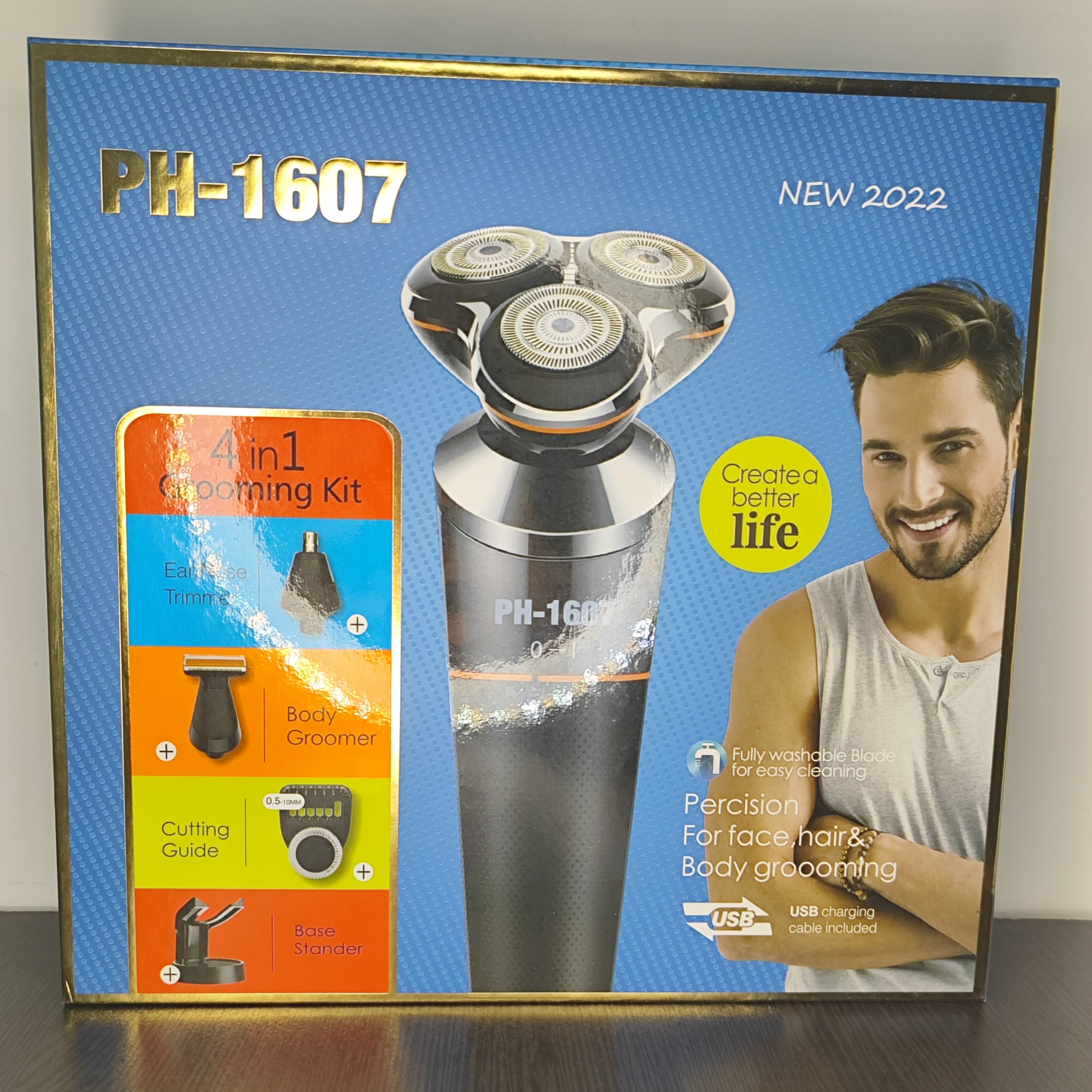 ریش تراش سه تیغ فیلیپس چهار کاره مدل PH-1607