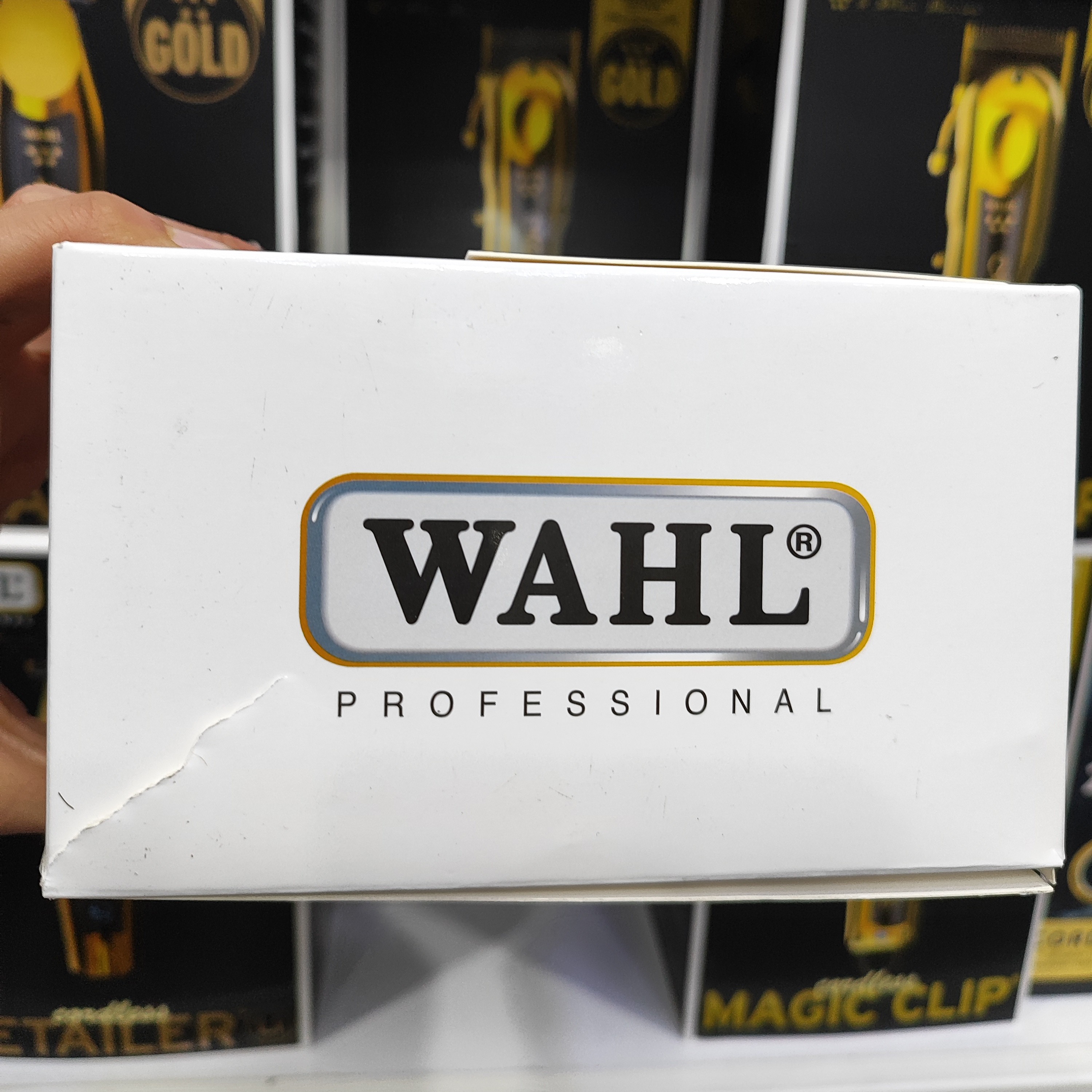 ماشین اصلاح حرفه ای USA سفارش اروپا مجیک کلیپ گولد اصلی روی تیغه USA و WaHl حک شده