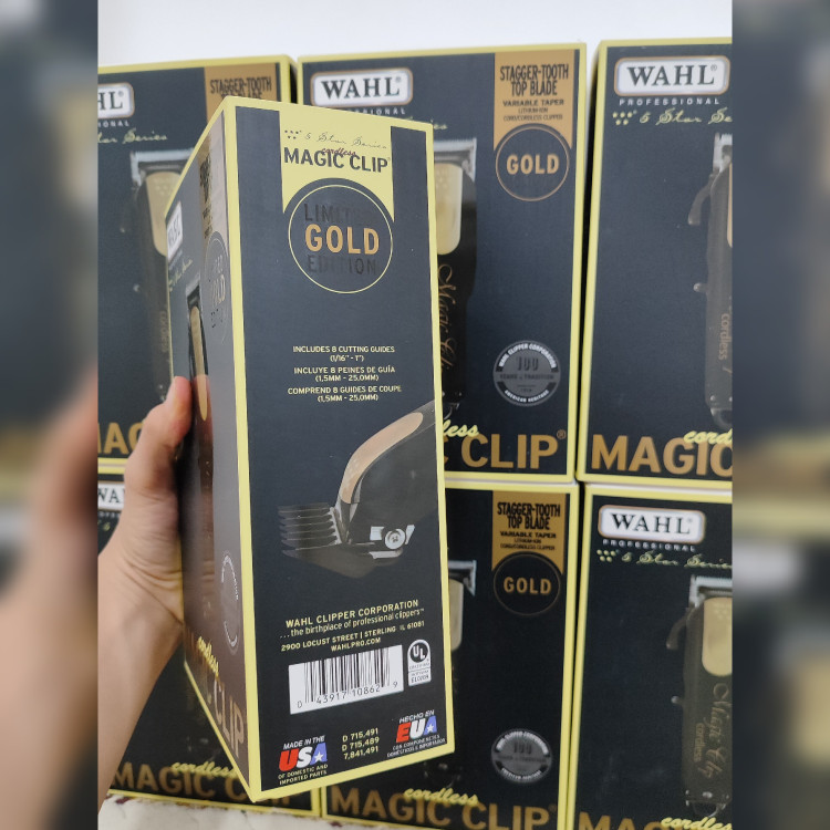 ماشین اصلاح شارژی وال مجیک کلیپ گلد سفارش اروپا و آمریکا Wahl Gold Magic Clip