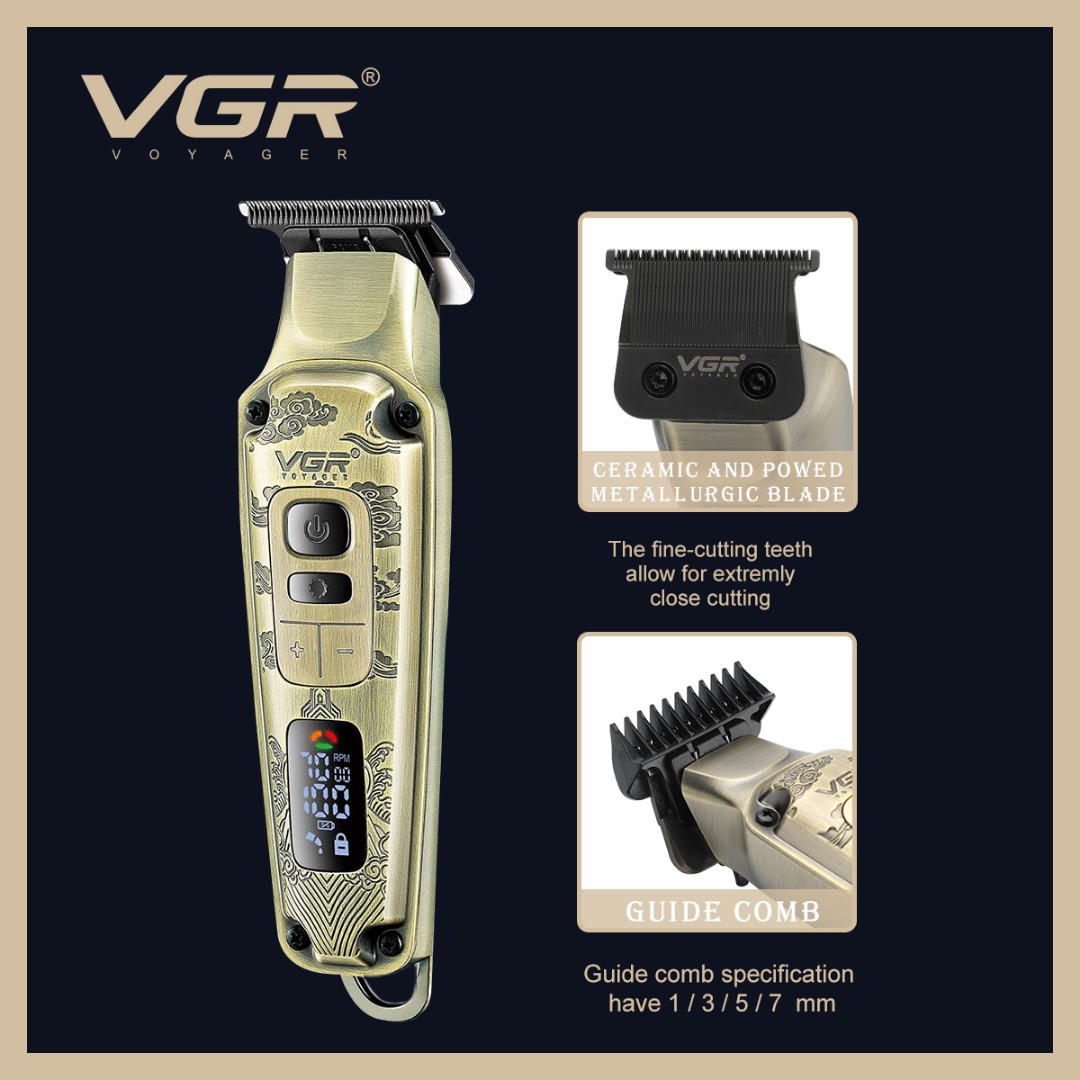 ست اصلاح سه کاره خط زن حجم زن شیور فویلی وی جی آر V-642