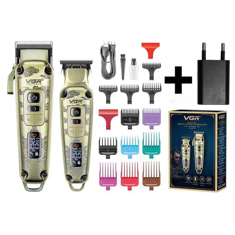 ست دوقلو ماشین اصلاح وی جی آر مدل V-643