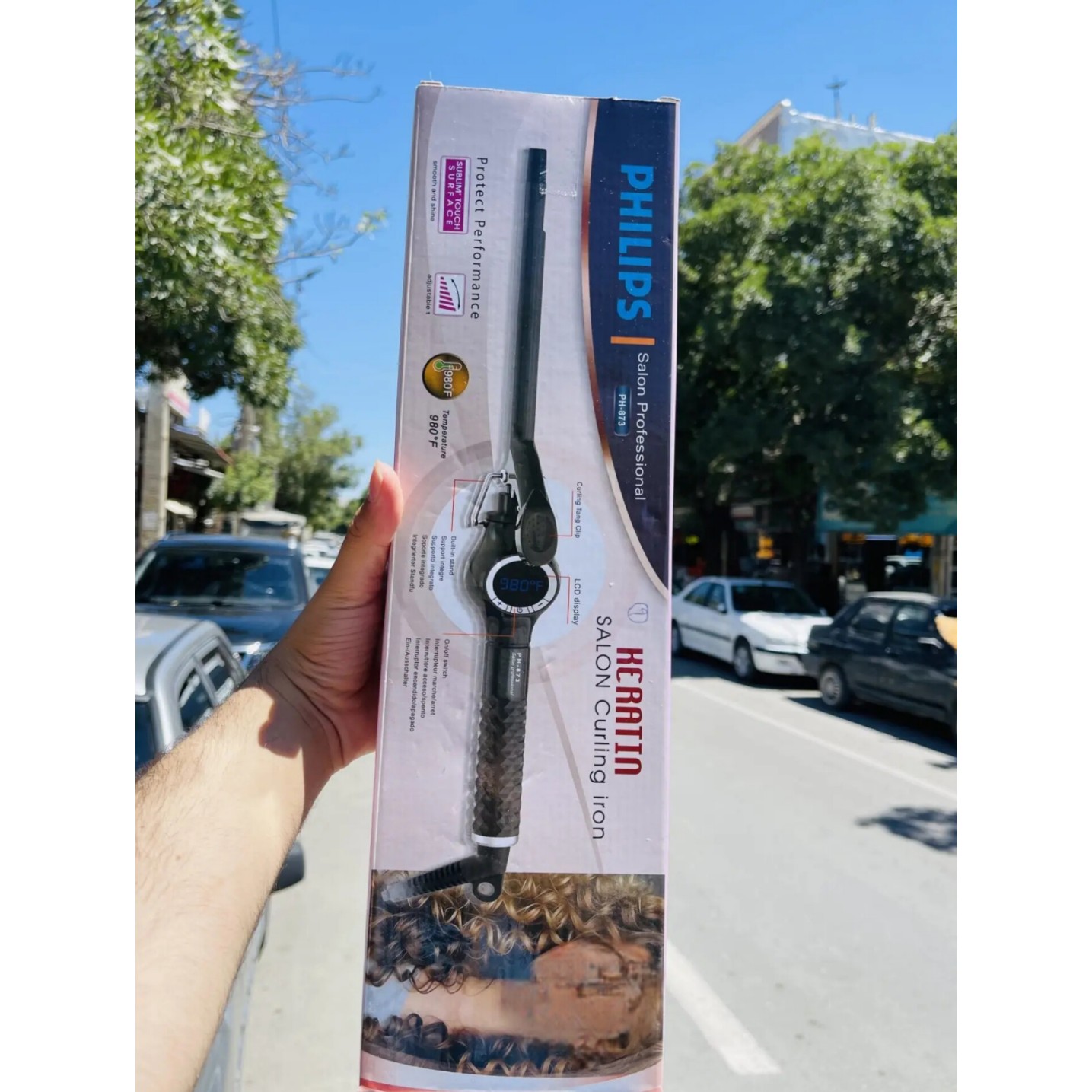 فر کننده مو کراتینه فیلیپس مدل PH-873 سالنی حرفهای