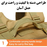 کوله پشتی کوهنوردی 50 لیتری مدل ZE093
