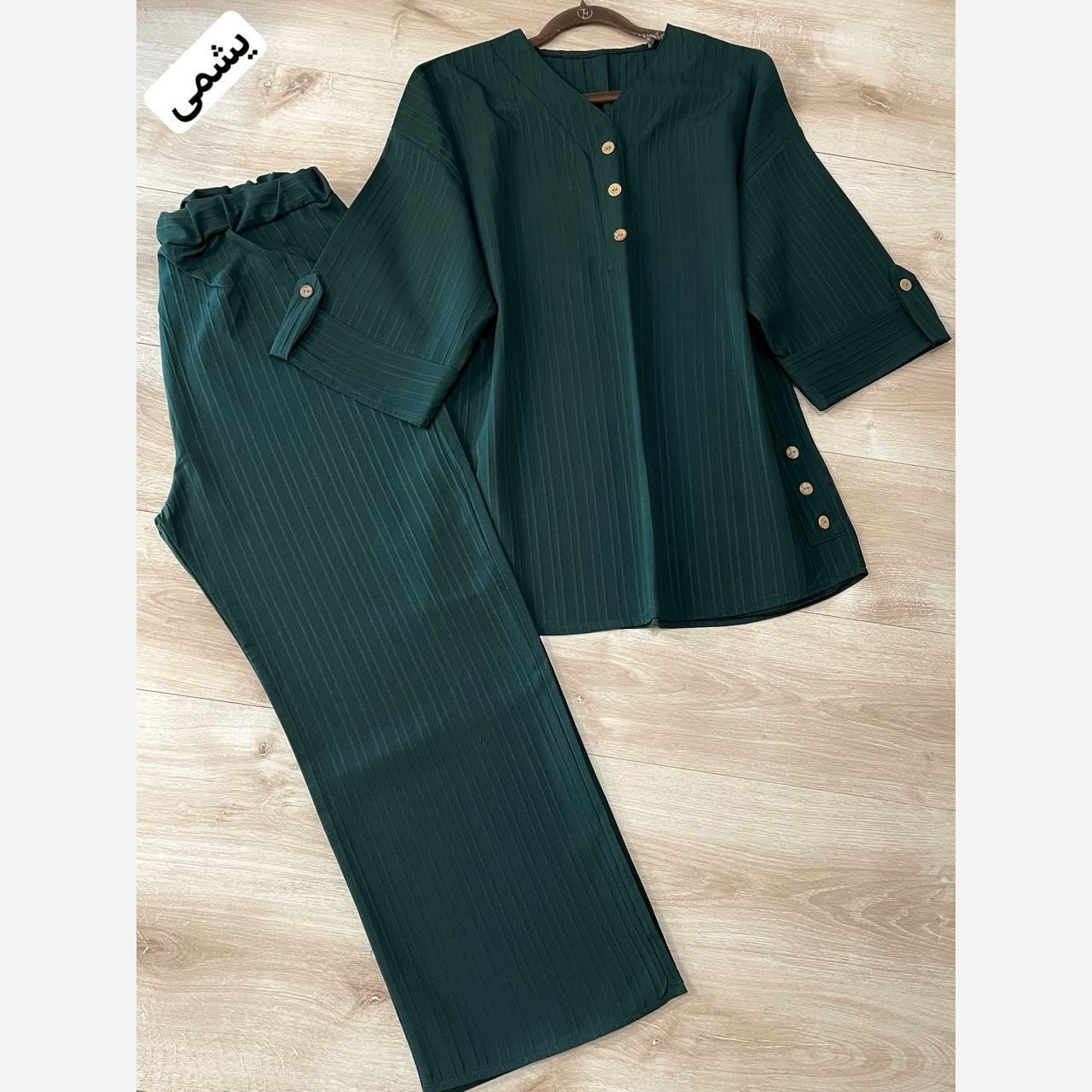 تونیک شلوار تابستانی بغل دکمه ایوا