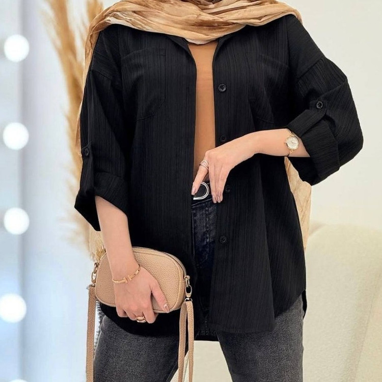 شومیز مانتویی تابستانی سوپر آیوا درجه یک