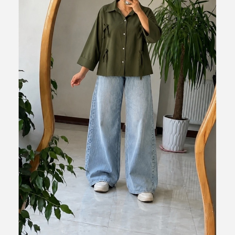 شومیز مانتویی تابستانی دخترانه