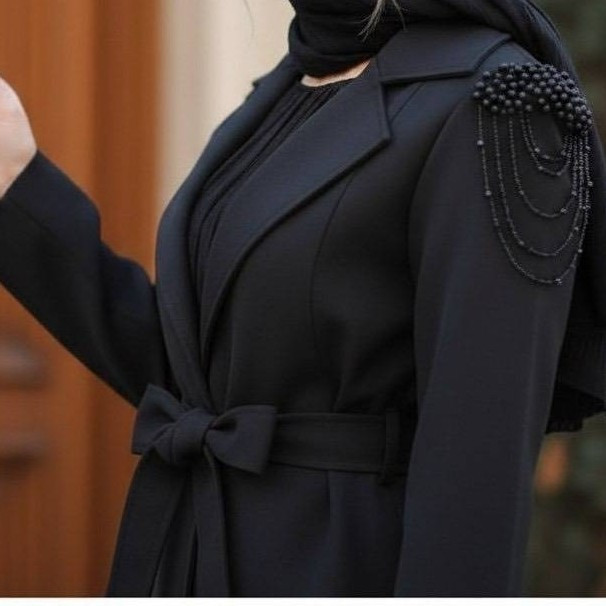 مانتو مجلسی بلند جنس بزیاق کره ای اعلا