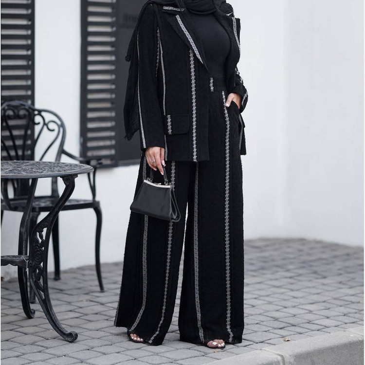 کت شلوار تابستانی رخساره ژاکارد ترک اعلا