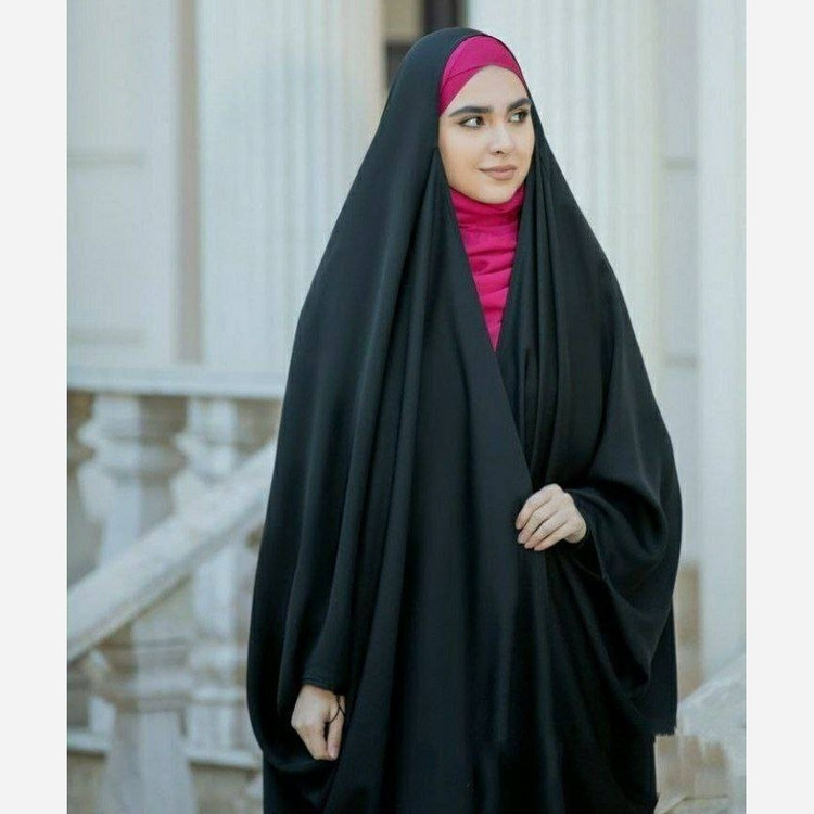 چادر جده عربی اصیل جنس کرپ حریر الاسود