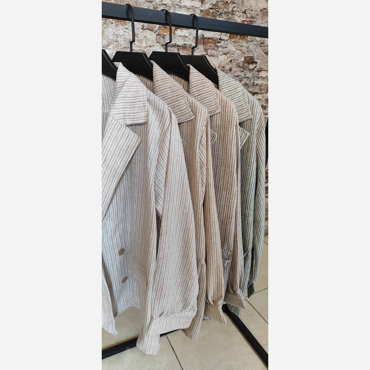 کت راه راه لنین زارا تابستانی دخترانه