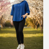 شومیز مانتویی تابستانی خنک داکرون درجه یک
