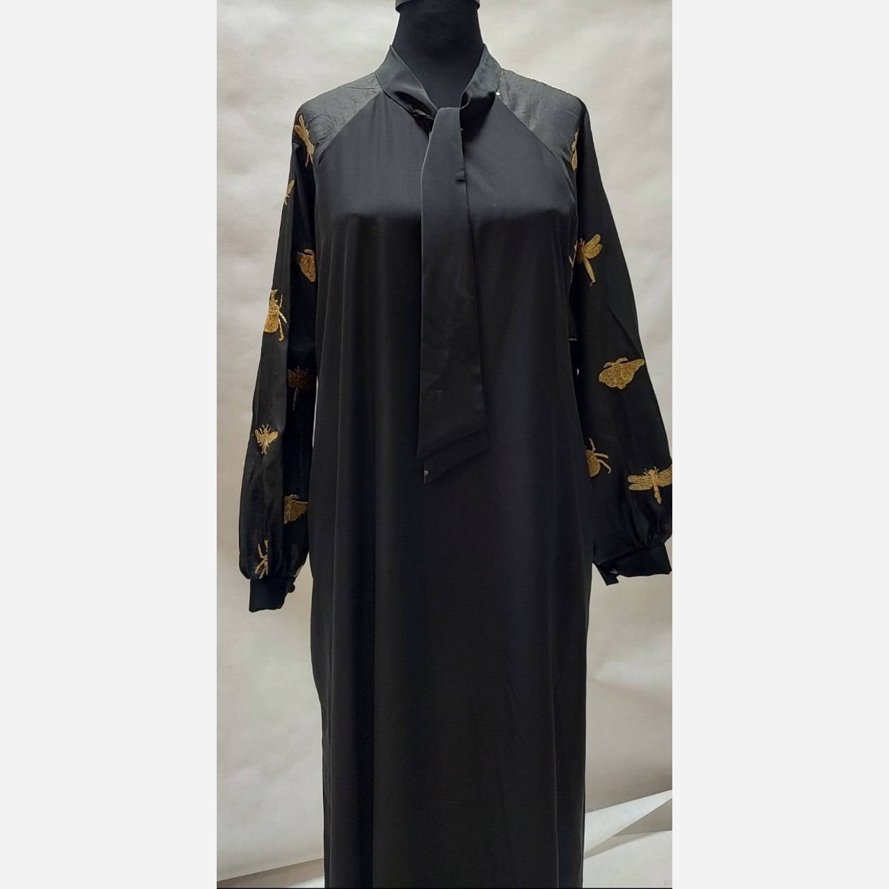مانتو عبایی کراواتی مجلسی