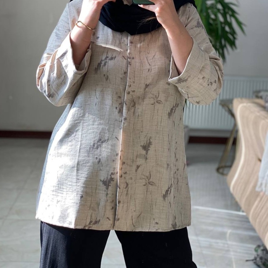 مانتو زنانه بهاره شانتون پتینه درجه یک