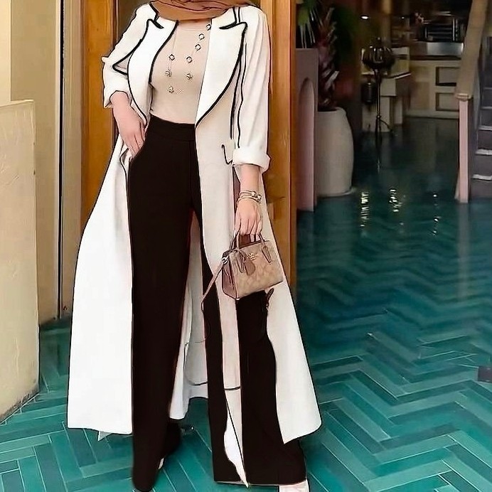 مانتو شلوار بلند دخترانه زنانه
