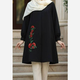 مانتو زنانه گلدوزی شده مجلسی