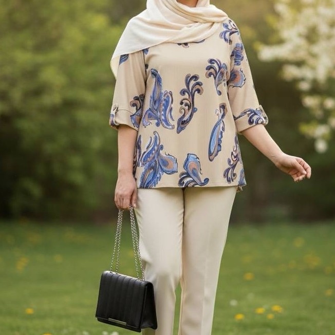شومیز مانتویی بهاره مدل زنانه