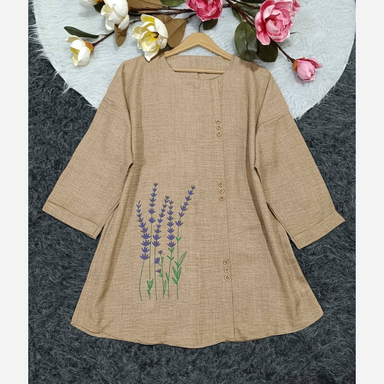 تونیک گلدوزی شده خنک بهاره