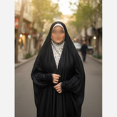 چادر جده آذرخش جنس کرپ حریر مات و سبک