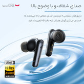 هدفون بلوتوثی انکر مدل Soundcore Liberty 4 NC با نویز کنسلینگ فعال (ANC)، درگاه شارژ USB Type-C، پشتیبانی از فرمان لمسی، مقاوم در برابر پاشش آب