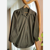مانتو کوتاه کتان ترک اعلا بغل هلال دورسینه 108 فری سایز تا 46