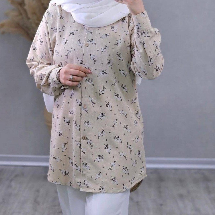مانتو بهاره گل گچی