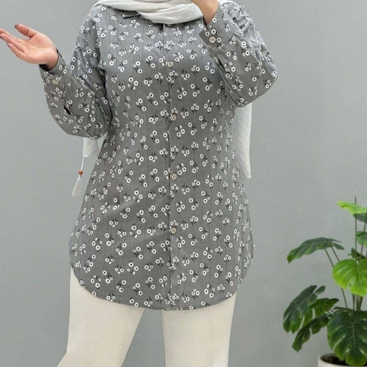مانتو بهاره گل گچی