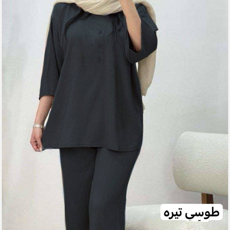 تونیک شلوار سه دکمه مراکشی فری سایز