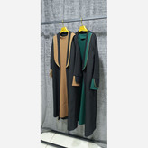مانتو زنانه بلند مجلسی دوتیکه مازراتی