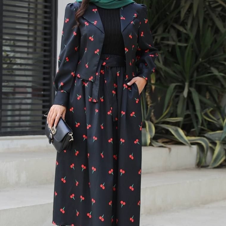 کت دامن یلدایی زنانه اقاقیا بوگاتی