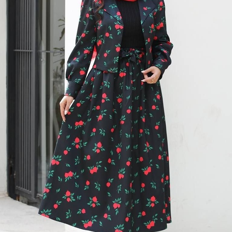 کت دامن یلدایی زنانه اقاقیا بوگاتی