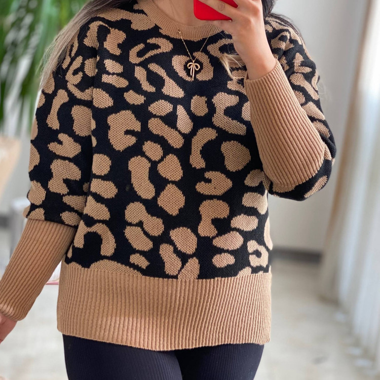 بلوز بافت پلنگی هلیسا