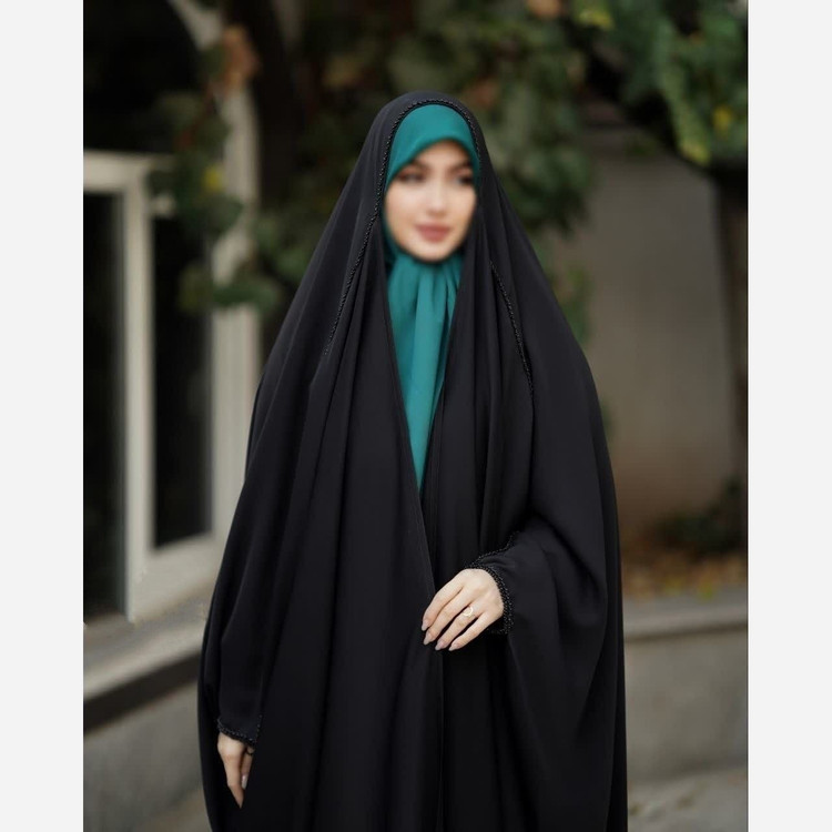 چادر جده مرواریدی زنانه جنس کرپ حریر