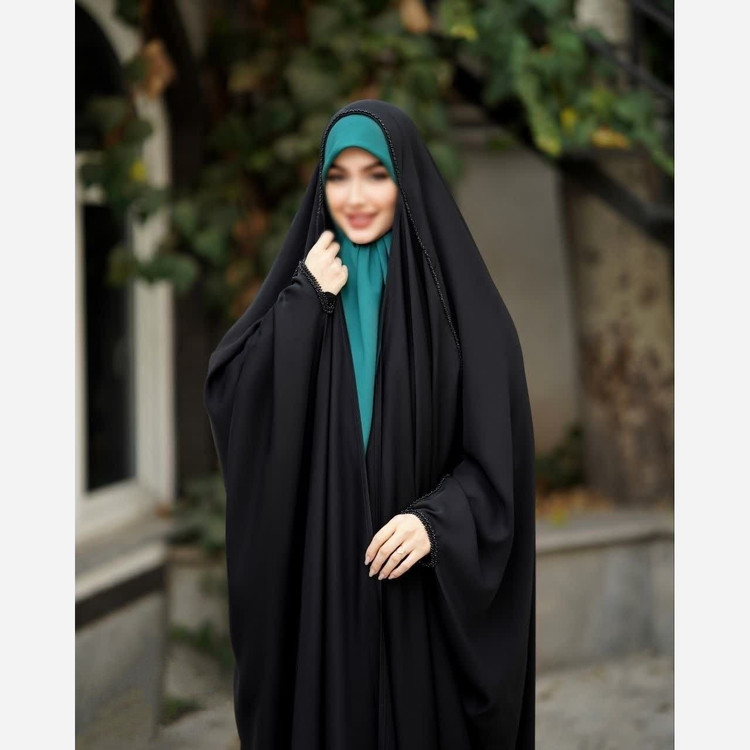 چادر جده مرواریدی زنانه جنس کرپ حریر