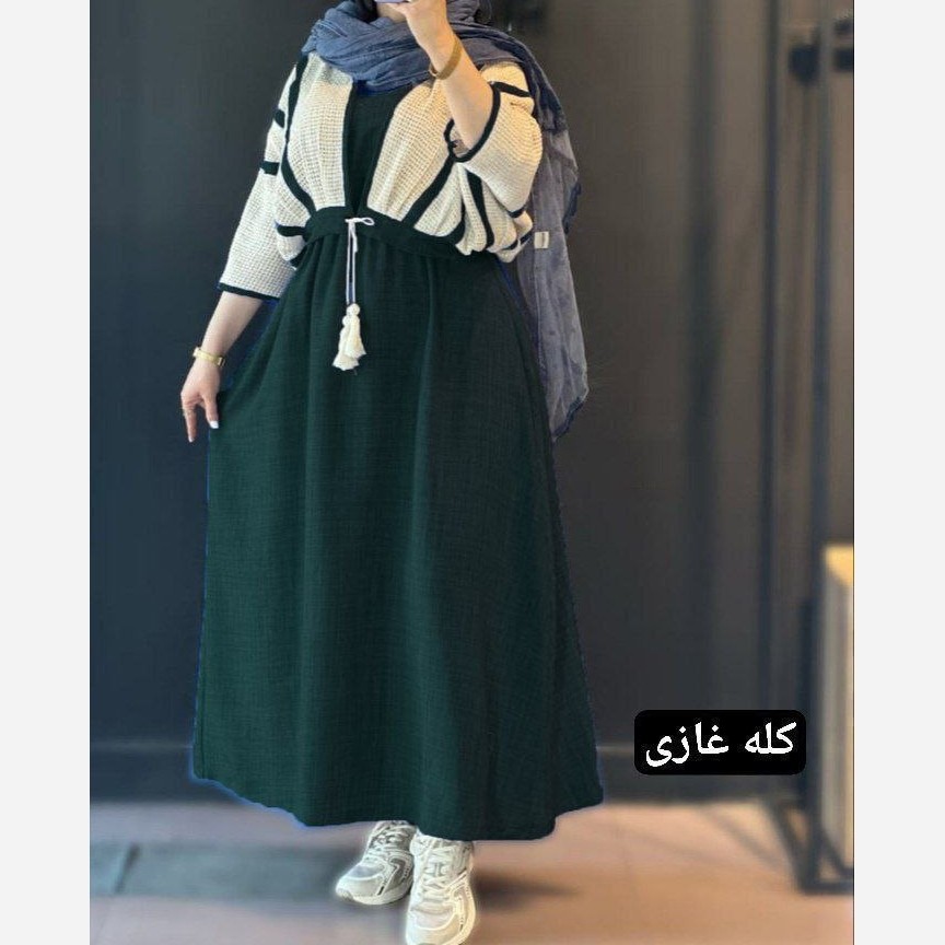 کت سارافون تابستانی شانتون کت کنفی مدل آرینا قد 130