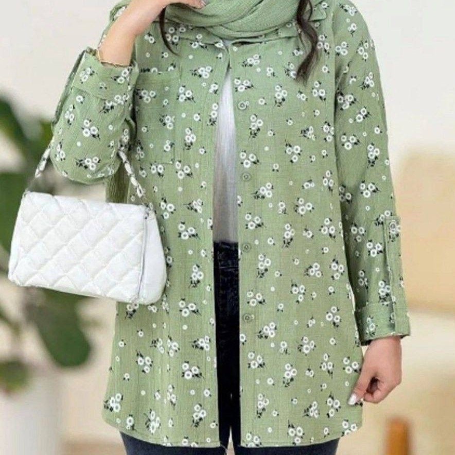 مانتو عروسکی تابستانی لنین گچی دخترانه