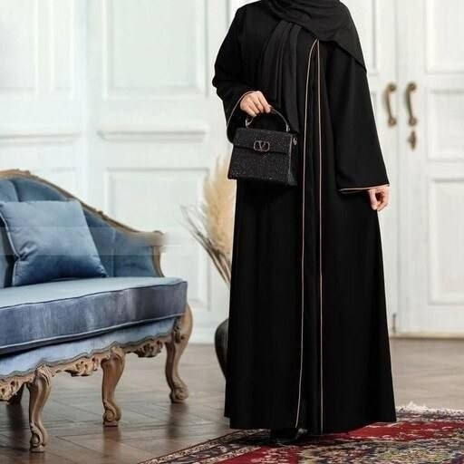 مانتو عبایی مغزی دوزی شده زنانه دوخت مزونی